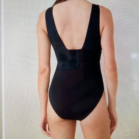 NEW: Andie 'Mykonos' Swimsuit, Black, Size S - Picture 2 of 9